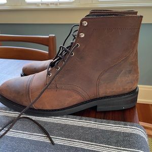 Thursday Captain Boots Size 14 US Men’s Arizona Adobe Suede Boots EXCELLENT cond